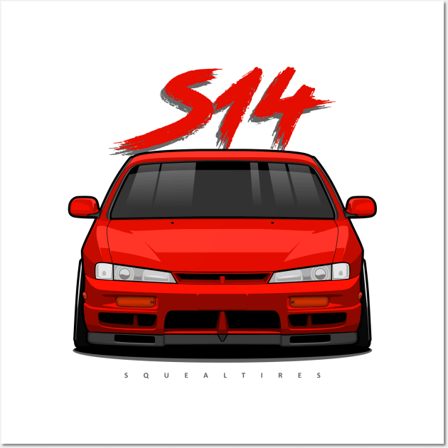 Silvia S14 Wall Art by squealtires